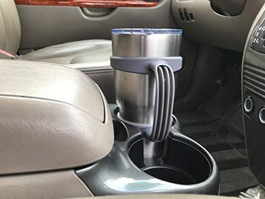 30 Oz Tumbler Handle - Available for 30 Oz YETI Tumbler, OZARK TRAIL, Rambler Tumbler- BPA Free (Gray)